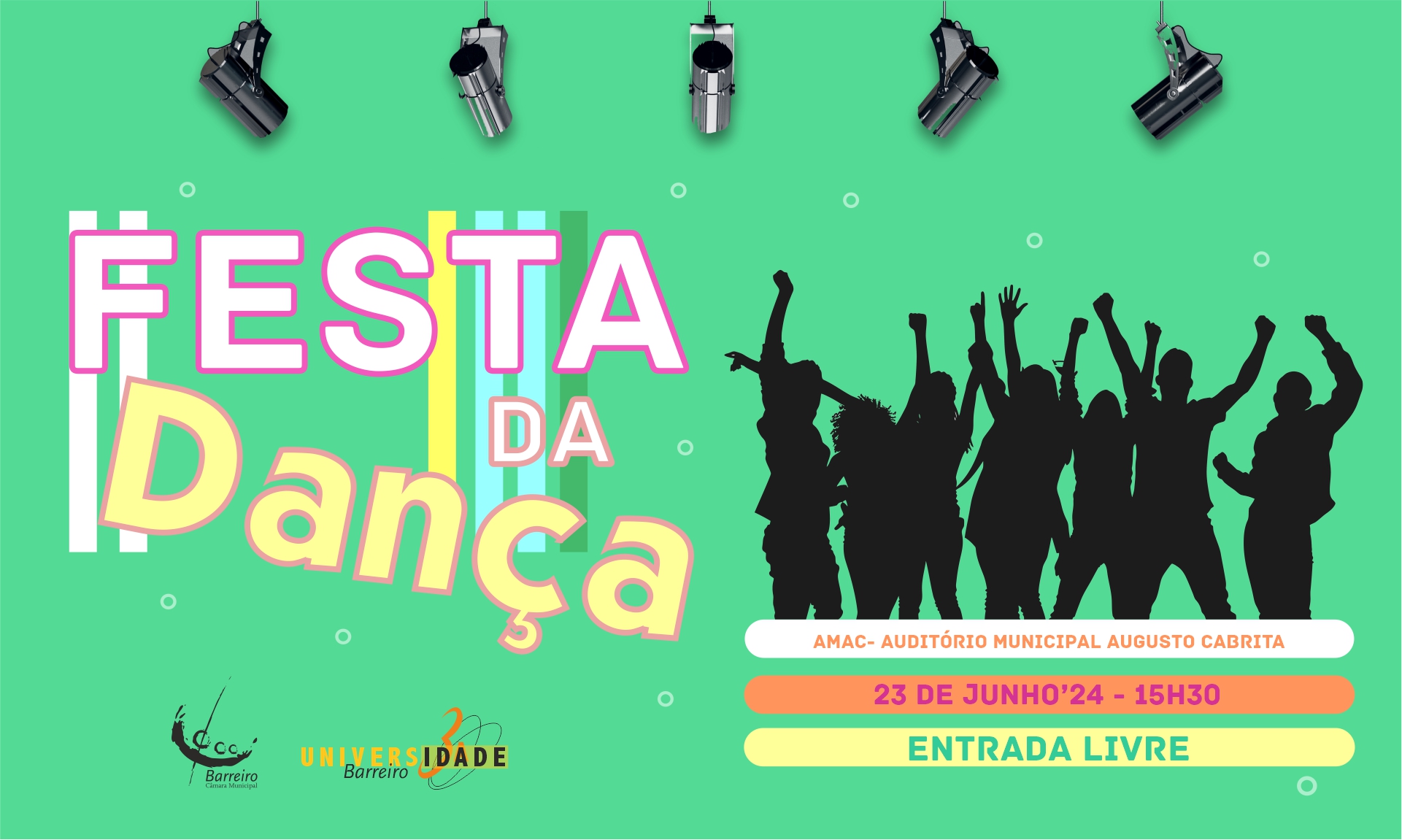 Festa da Dança | 23 de junho | 15h30 | AMAC – Auditório Municipal Augusto Cabrita