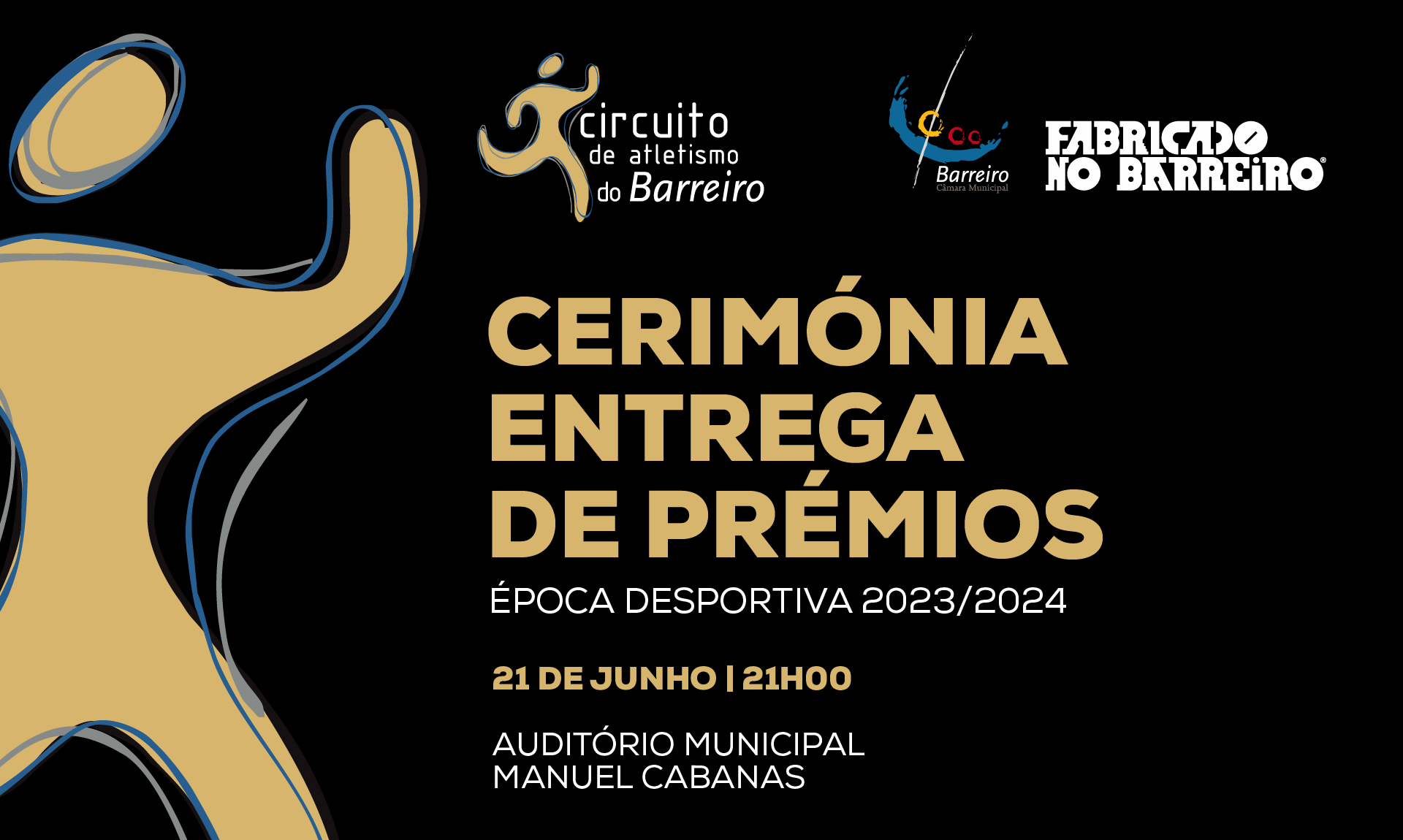 Cerimónia de Entrega de Prémios Circuito de Atletismo do Barreiro 2023/24 | 21JUN | Biblioteca ...