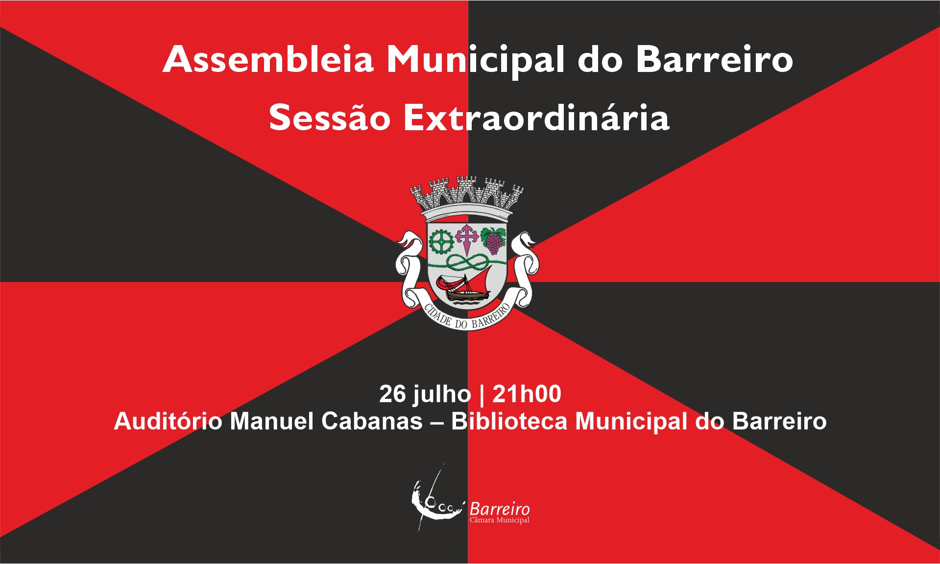 Assembleia Municipal do Barreiro | Sessão Extraordinária a 26 de julho