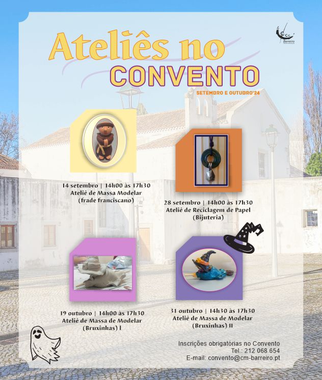 ateliês no convento