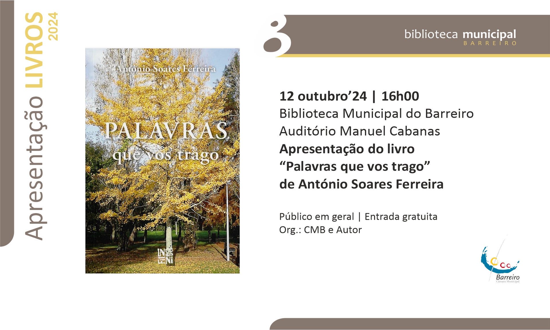 apresentação livro 12 outubro