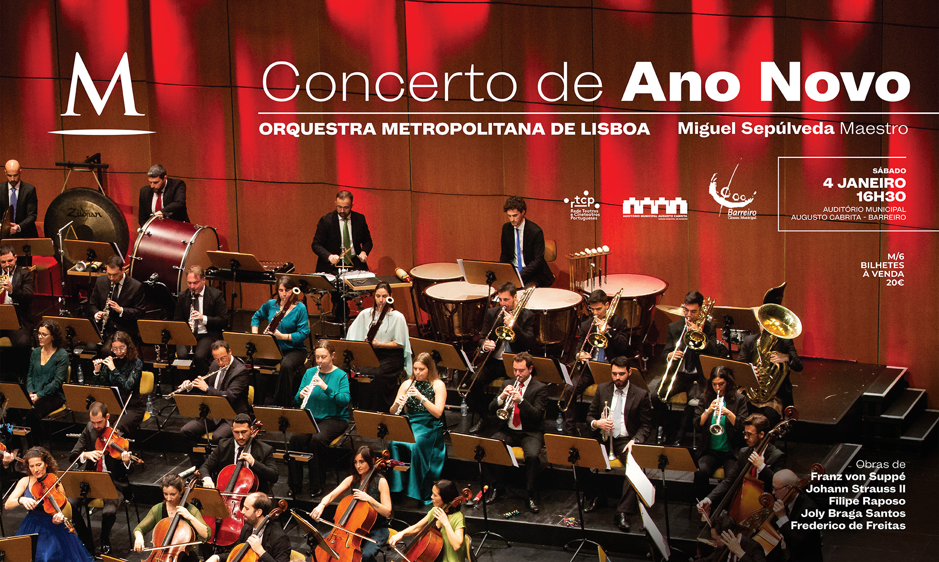 Concerto de Ano Novo 2025 | Orquestra Metropolitana de Lisboa