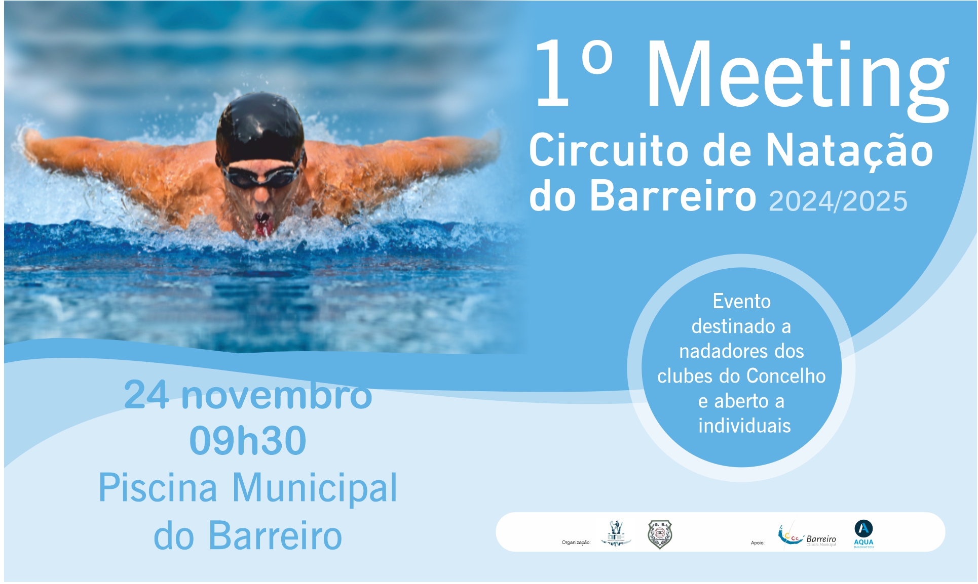 Circuito de Natação do Barreiro 2024/2025 | 1º Meeting