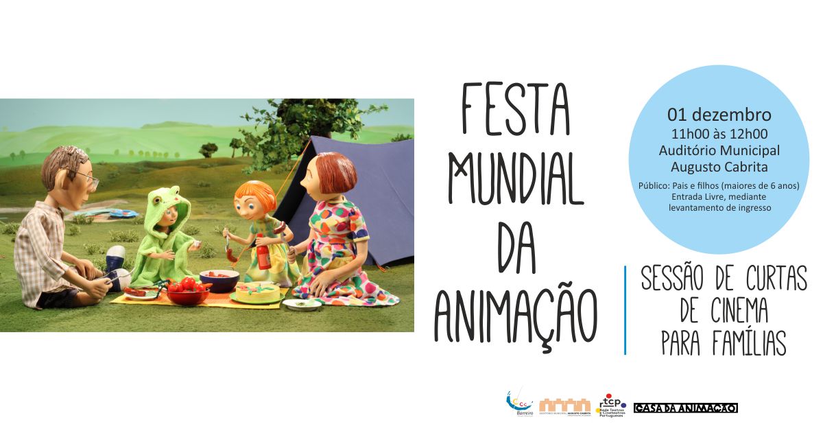 Festa Mundial da Animação com sessão de cinema para famílias a 1 de dezembro de 2024 no AMAC