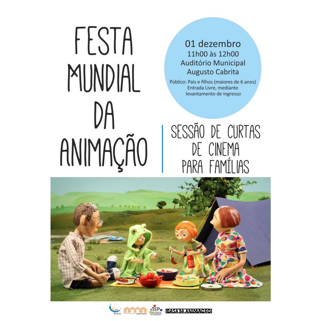 Festa Mundial da Animação com sessão de cinema para famílias a 1 de dezembro de 2024 no AMAC