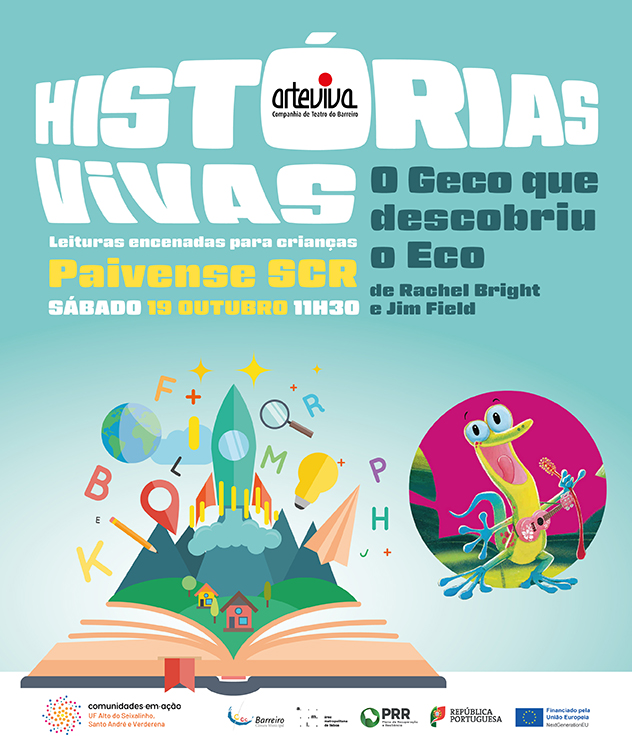 Cartaz da iniciativa Histórias Vivas - 