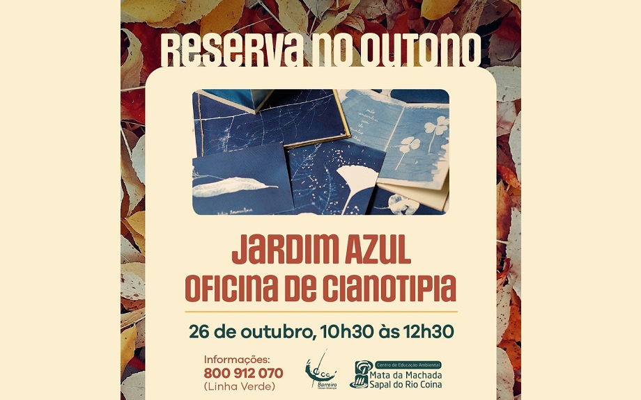 Jardim Azul – Oficina de Cianotipia | CEA