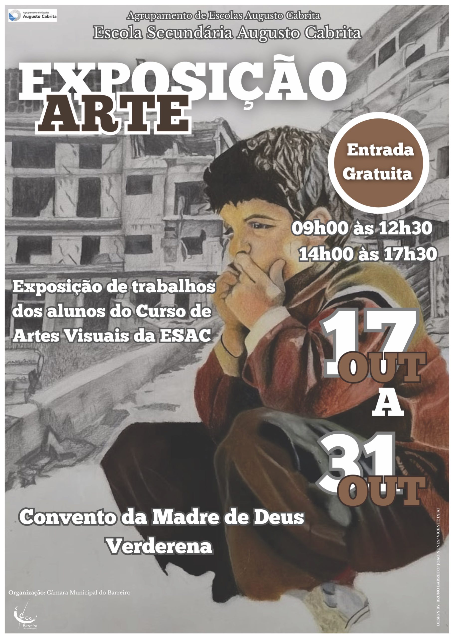 Cartaz da Exposição Arte no Convento da Madre de Deus da Verderena de outubro de 2024