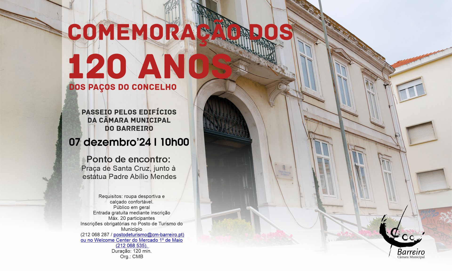 120 anos paços do concelho