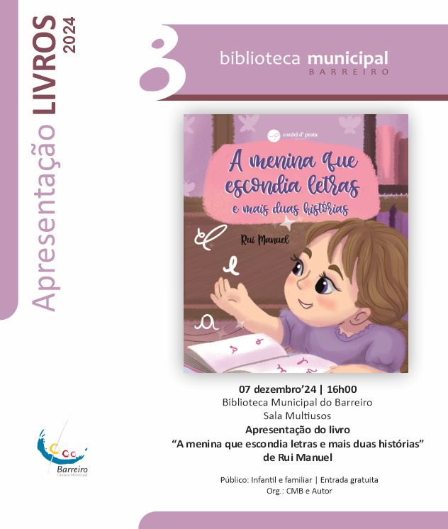 apresentação do livro a menina que escondia letras