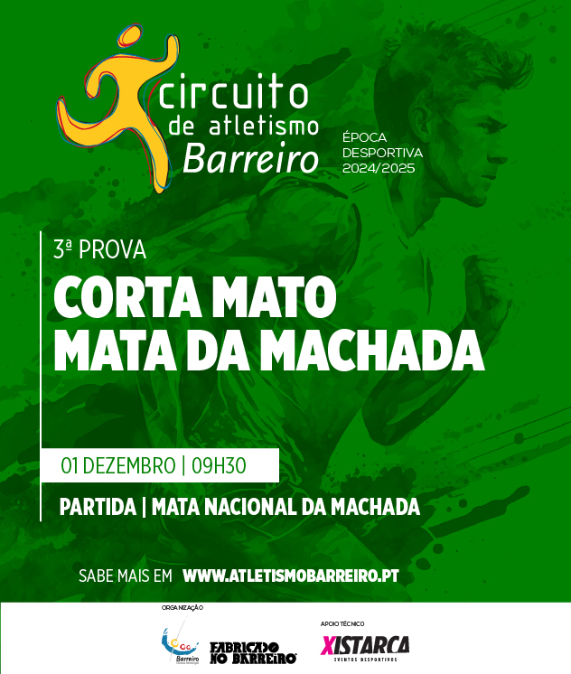 Corta-Mato da Mata da Machada | Circuito de Atletismo do Barreiro 2024/2025