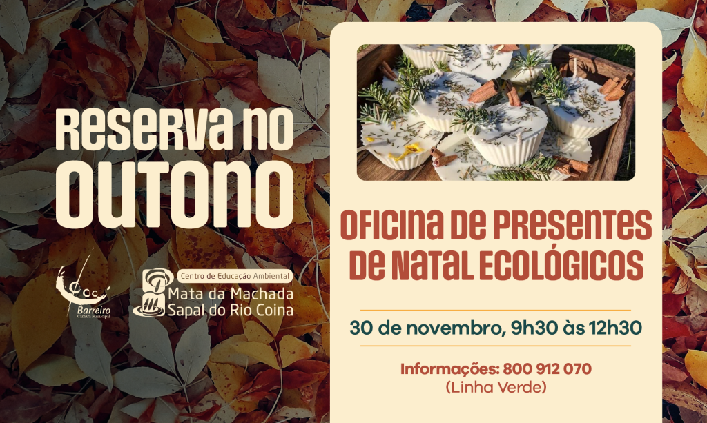 Oficina de Presentes de Natal Ecológicos | Reserva no Outono | CEA