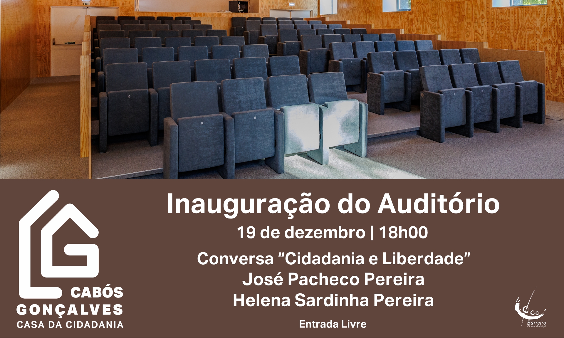 inauguração auditório