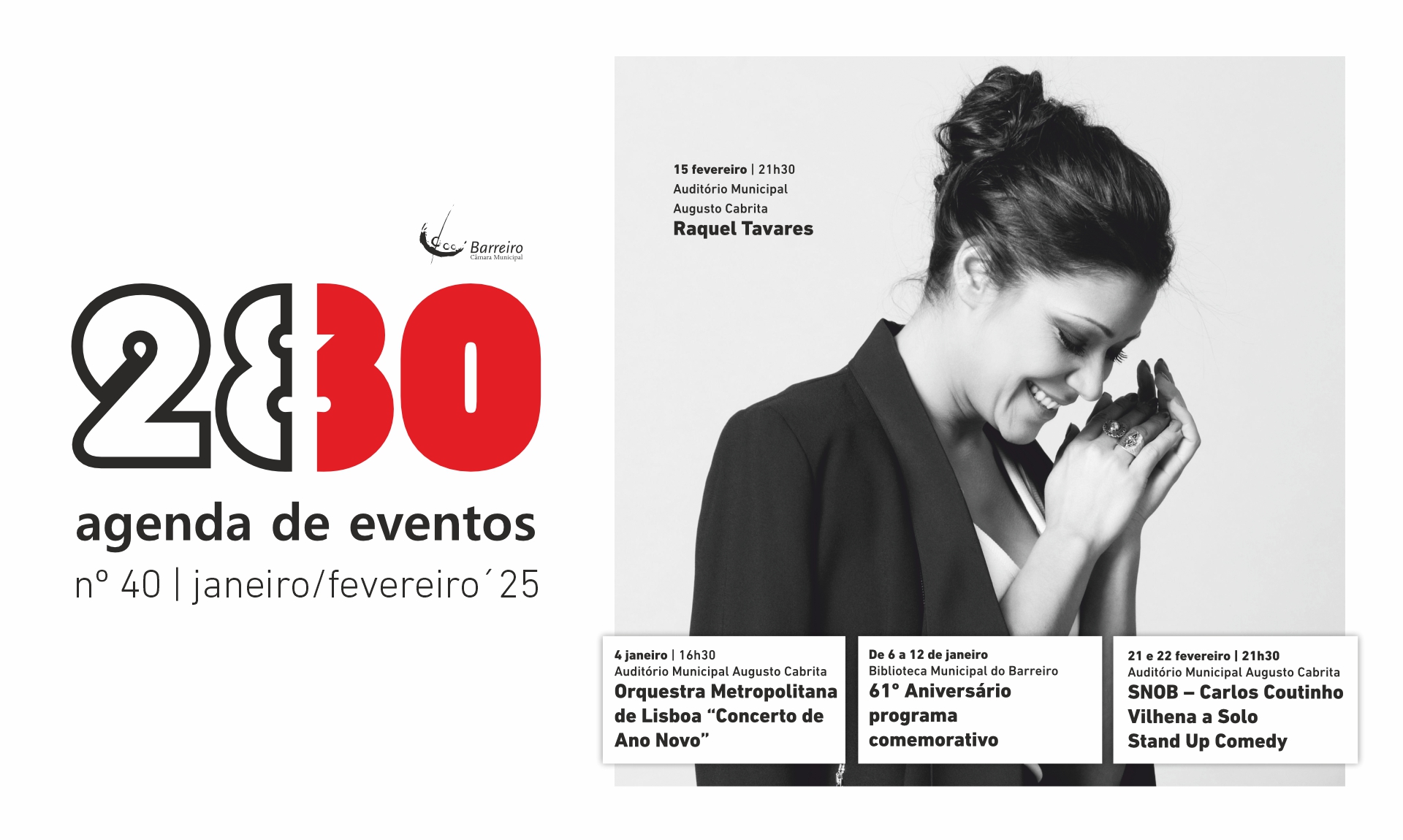 agenda de eventos janeiro fevereiro 2025