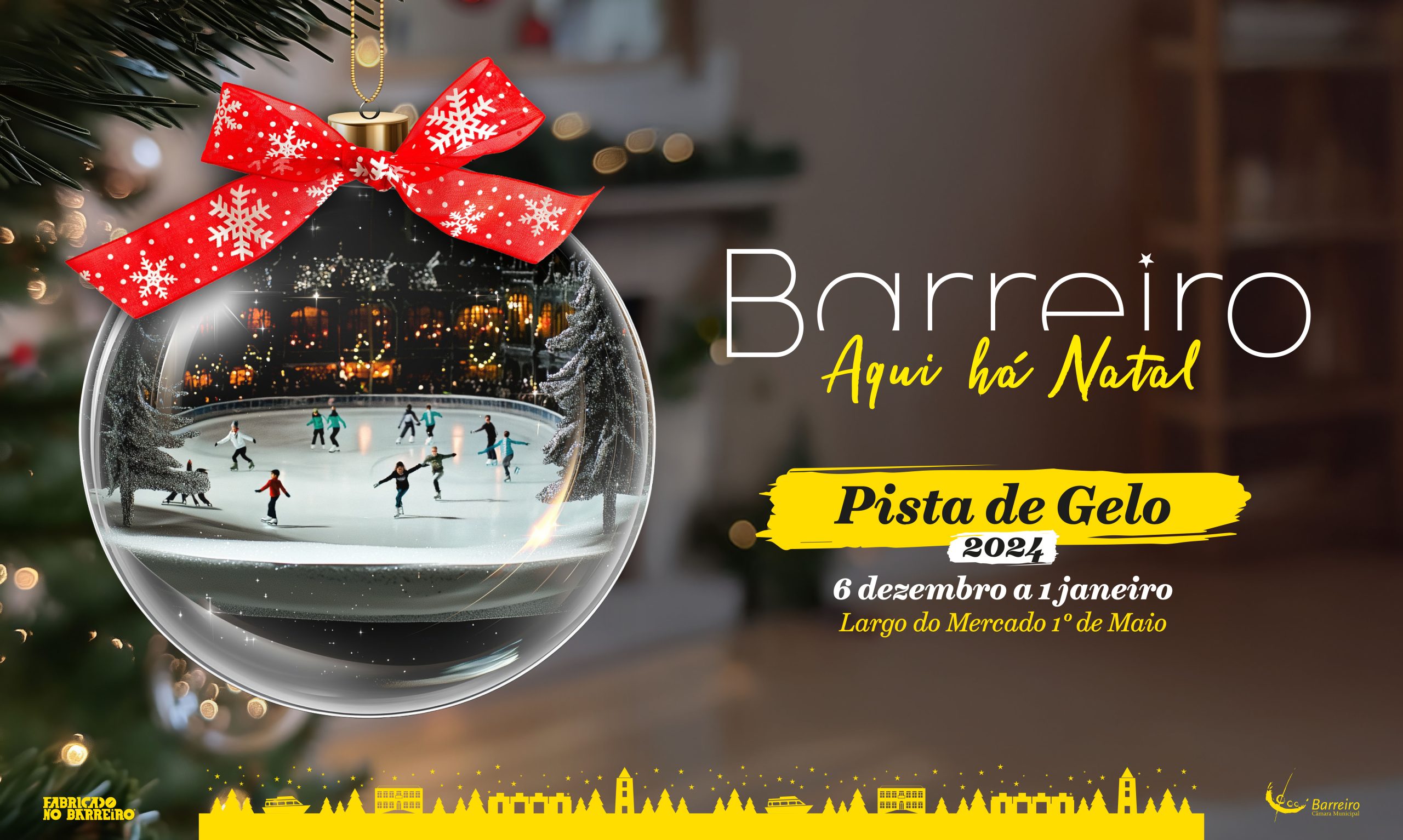 Pista de gelo | 06DEZ2024/01JAN2025 | Mercado 1º de Maio – Largo | Programação Bosque de Natal