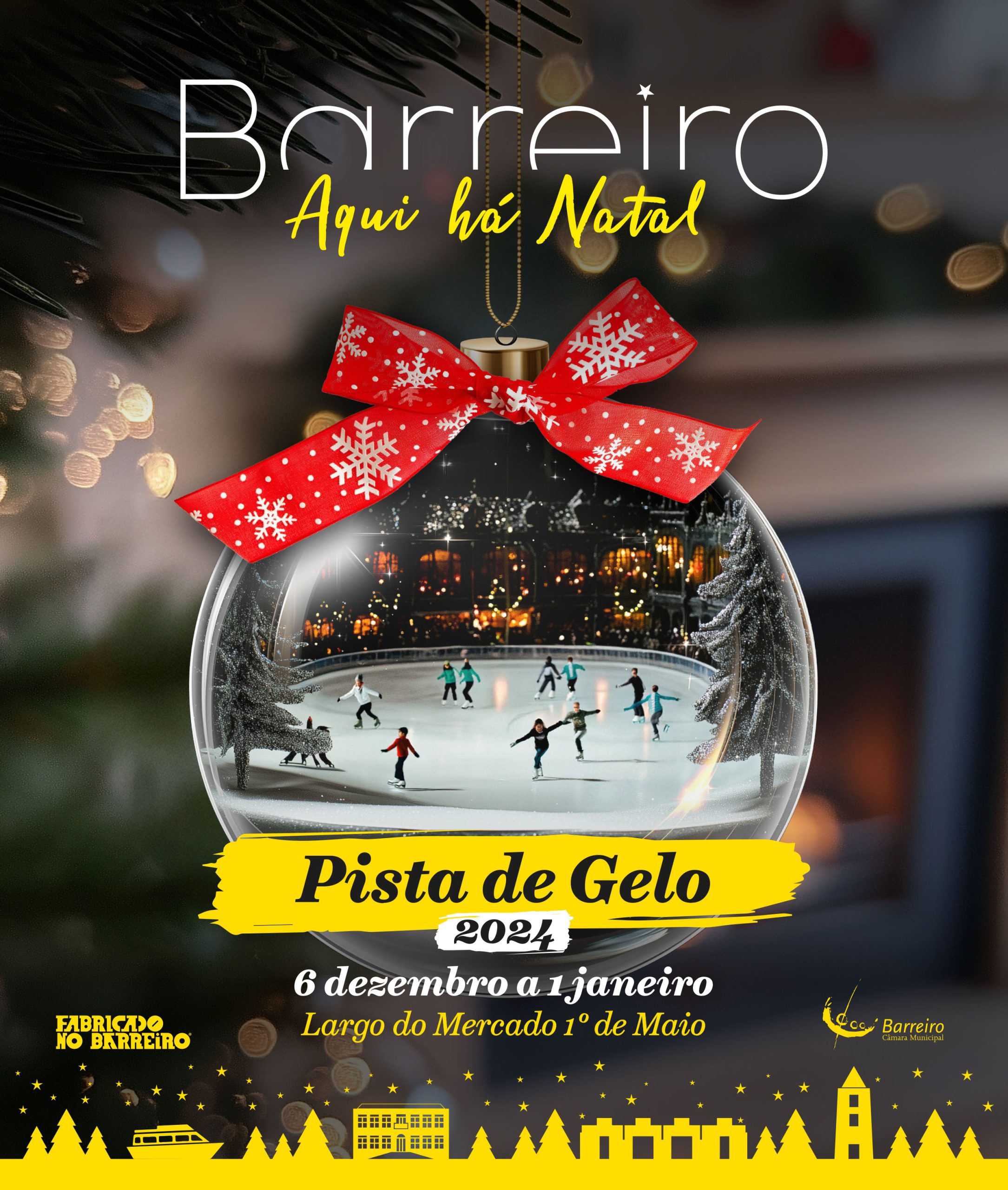 Pista de gelo | 06DEZ2024/01JAN2025 | Mercado 1º de Maio – Largo | Programação Bosque de Natal