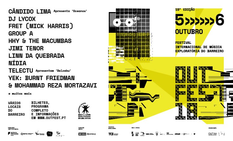 OUT.FEST – Festival Internacional de Música Exploratória do Barreiro | Cartaz completo