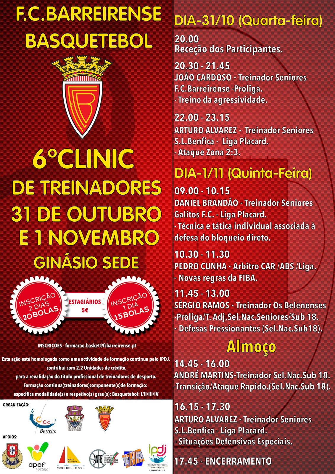 Basquetebol | VI Clinic do FC Barreirense