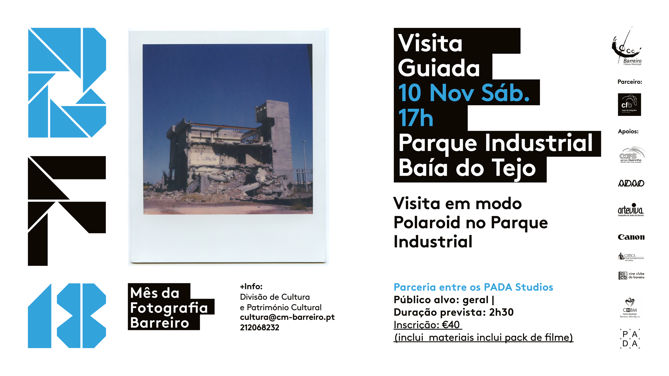 Visita em modo Polaroid no Parque Industrial | Mês da Fotografia