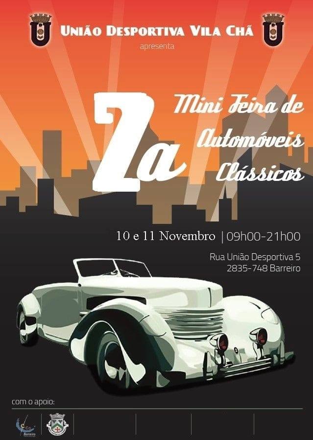 2ª Mini Feira de Automóveis Clássicos em Vila Chã dias 10 e 11 de novembro