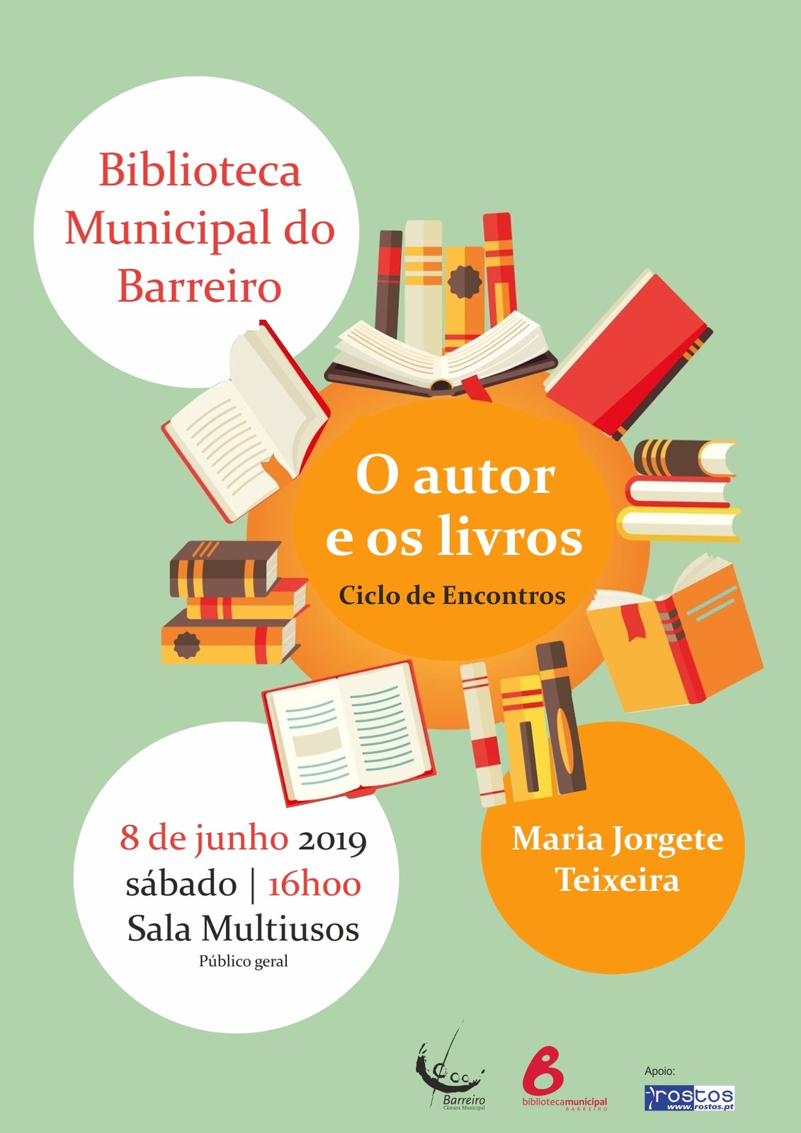 Ciclo de Encontros: “O Autor e os livros” com Maria Jorgete Teixeira