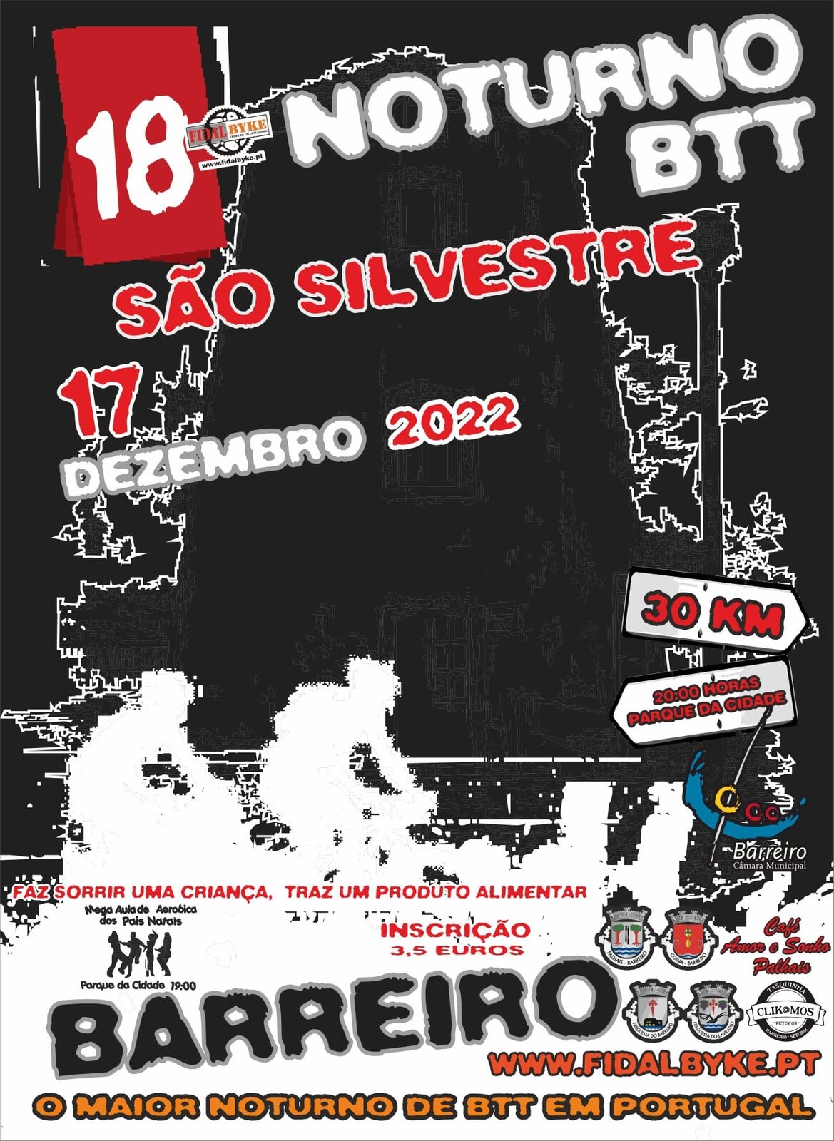 Passeio de BTT Noturno São Silvestre & Danç@Barreiro – Especial Natal