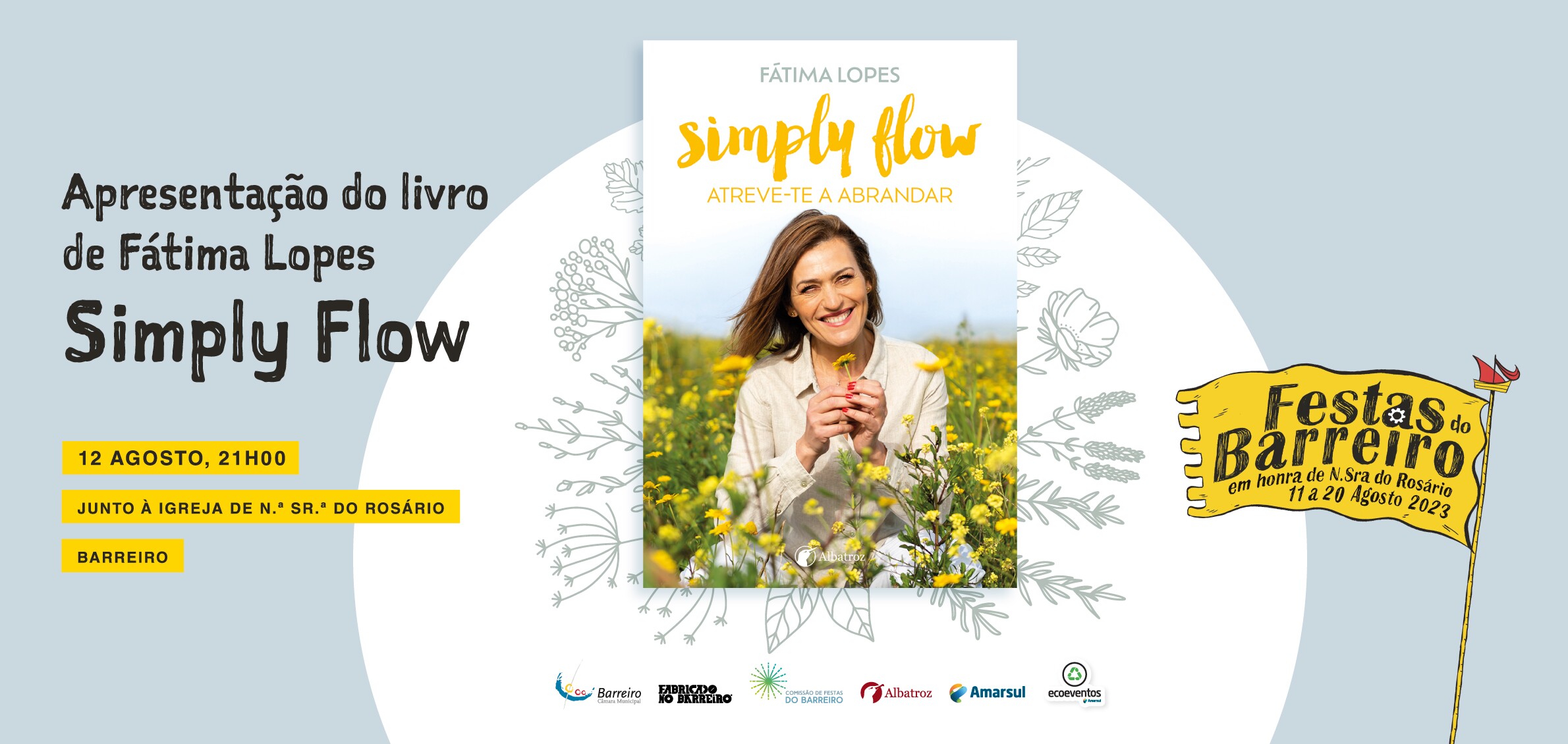 Apresentação do livro de Fátima Lopes “Simply Flow – Atreve-te a Abrandar” |...