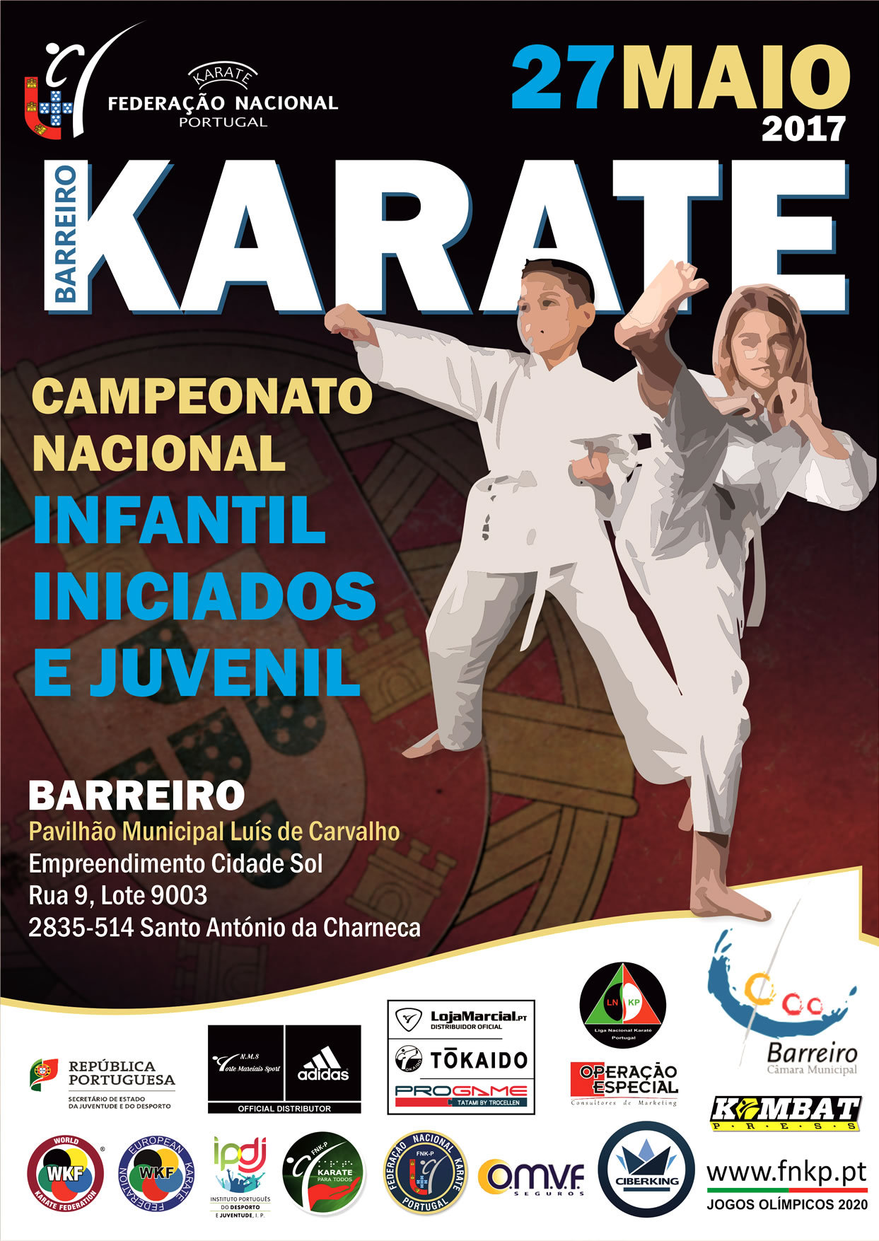 Karaté | Campeonato Nacional de Infantis, Iniciados e Juvenis
